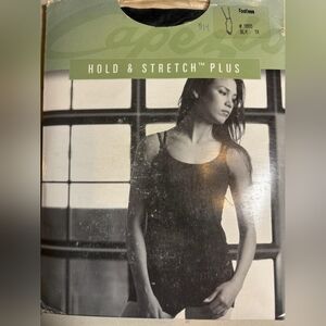 Capezio Women's Black Footless Tights L/XL. 1865